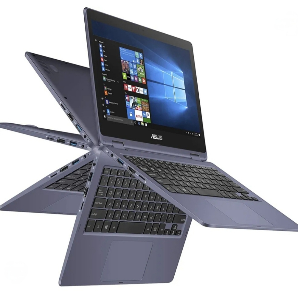 ASUS - Vivobook 2-in-1 11.6" Touch-Screen Laptop - Intel Celeron N3350